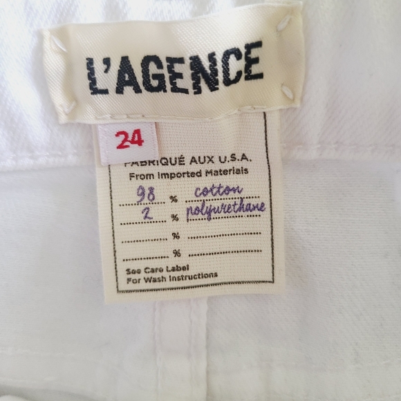 NWT L'AGENCE audrina high rise straight jeans - Picture 8 of 10